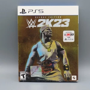 WWE 2K23 Deluxe Edition PS5 Videospiel und Schutzhülle - Bild 1 von 6