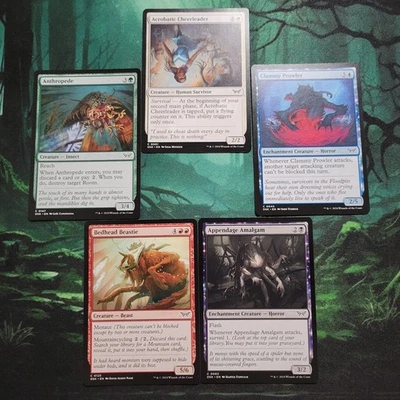 MTG Duskmourn: House of Horror A-Z List of Near Mint Commons, Tokens, Lands - Image 1 of 4