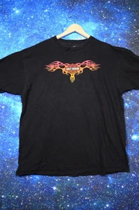 Vintage Harley-Davidson Shirt Mens 2XL Flame Holoubek USA Motorcycle 90s - Picture 1 of 10
