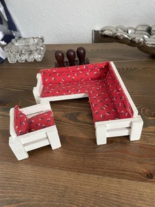 Very Rare Lundby Corner Sofa And Chair - Picture 1 of 2