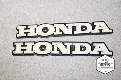 Honda CB200T 1975 emblemas del tanque de gasolina E2-2263. ABF Foto 1 de 4