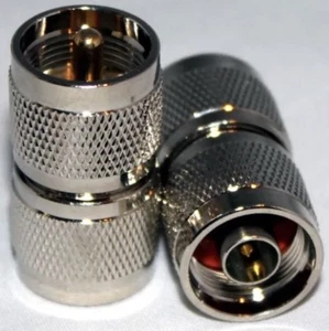 1X UHF PL-259 PL259 Male Plug to N male Straight RF Adapter USA Ship - Picture 1 of 1