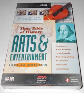 Time Table of History Arts & Entertainment 1993-1994 Edition CD Rom - Sealed - Bild 1 von 5