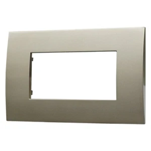 Kompatibel Vimar Arkè Platte Venus 4 Module Sitze Kunststoff Bronze Ettroit - Bild 1 von 1