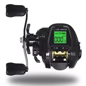 7.2:1 Bite Alarm Digital Fishing Baitcasting Reel Line//Counter Depth// Position - Picture 1 of 48