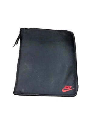 Carpeta negra retro vintage 1995 Nike Mead Trapper Keeper años 90 Swoosh escuela Foto 1 de 4