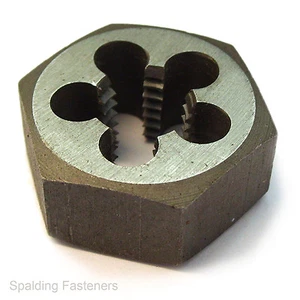 BSF Hexagon Die Nuts British Made Quality Choose Your Size 3/16" - 1" Diameters - Picture 1 of 14
