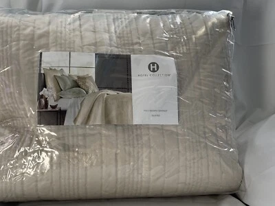 HOTEL COLLECTION Gingko FULL/QUEEN Quilted Coverlet😃 - Image 1 of 4