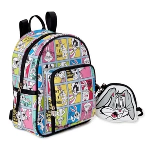 Looney Tunes Bugs Bunny 10.5" Mini Backpack w/Coin Purse - Picture 1 of 10