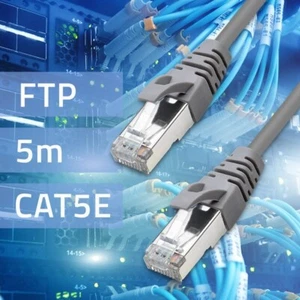 Qoltec Kabel Patchcord FTP CAT5e 2 x RJ-45 5m High speed Gold - Zdjęcie 1 z 10