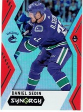 2017-18 UD Synergy RED Bounty Unscratched Daniel Sedin #26