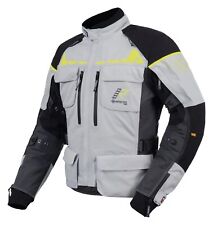 Produktbild - Rukka Ecuado-R Gore-Tex 3L Motorrad Jacke Gr. 50 - Hellgrau-Gelb Textiljacke