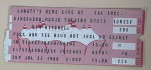 KIM MITCHELL 1986 Concert Ticket Stub Kingswood Music Theater Canada - Picture 1 of 1