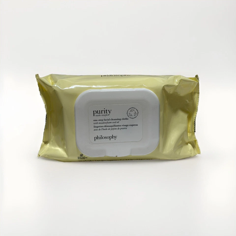 Paños de limpieza facial de un solo paso Philosophy Purity 30 paños 2 paquetes Foto 1 de 1