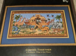 Dimensions The Gold Collection Coming Together Noah's Ark Needlepoint Kit Rare! - Picture 1 of 5