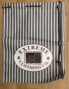 2 X EXTREME STRIPE DRAWSTRING DUFFLE / GYM  / BEACH  / SPORTS  / SWIMMING BAG  - Picture 1 of 1