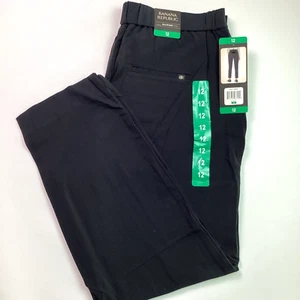 Banana Republic Ladies' Tapered Lightweight Pull On Dress Pants, Black, Size: 12 - Picture 1 of 9