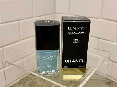 Esmalte de uñas Chanel 465 AZUR NUEVO EN CAJA revisado para incluir caja original auténtico Foto 1 de 4