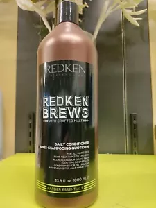 Redken Brews Daily Hair Conditioner Liter 33.8oz Mens - Picture 1 of 1