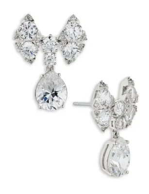 Nadri Whimsy Bow Drop Earrings - Image 1 of 2