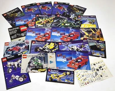 Manuale D'Istruzioni Lego Technic Lot – Pacchetto Misto 8237 8207 8222 8815 ecc. - Immagine 1 di 2