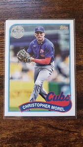 2024 Topps Series 1 1989 35th Anniversary 89B-62 Christopher Morel Chicago Cubs - Picture 1 of 2
