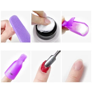 100Pcs Nail Polishing Remover Cotton Ball Make Up Nail Polish Remover Absorb _xi - Picture 1 of 12