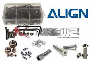 RC Screwz ALG020 Kit viti in acciaio inox allinea 800E DFC - Foto 1 di 1