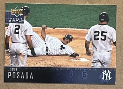 2004 UPPER DECK FIRST PITCH - JORGE POSADA YANKEES #130 - Image 1 of 2