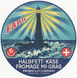 Käse: Halbfett Kase Fromage Mi-Gras Emmentaler Molkerei Schweiz Schweizer Label - Bild 1 von 1
