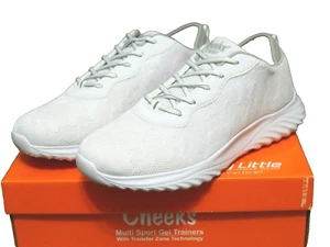 CHEEKS Multi Sport womens lace up Gel Trainers athletic shoes size 8.5 M white - Picture 1 of 6