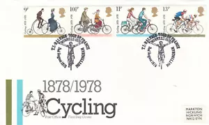 (103892) LIQUIDAZIONE Ciclismo GB FDC Tour de France Raleigh Nottingham 1978 - Foto 1 di 1