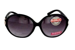 Foster Grant FG15 da Donna Ovale Farfalla Stile Sole Plastica Nera Telaio - Picture 1 of 3