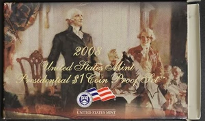 Juego de prueba presidencial 2008 - caja y certificado de autenticidad - Imagen 1 de 6