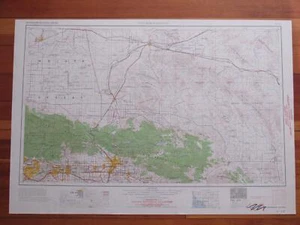 San Bernardino California 1966 Original Vintage USGS Topo Karte - Bild 1 von 1