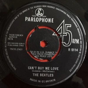THE BEATLES -Can't Buy Me Love- Rare UK 7" CBS/Oriole Contract Pressing (Vinyl) - Picture 1 of 2