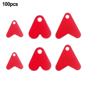 100pcs Plastik Angelk?der Schw?nze f??r DIY Spinner Paillette Fischerei - Picture 1 of 37