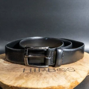 Joop Hombres Cinturón Clásico Cuero Jeans Cinturón Negro Talla 34 - Imagen 1 de 6