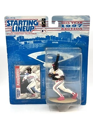 Figura de acción Kenner 1997 Manny Ramírez MLB Cleveland Guardians alineación inicial Foto 1 de 2