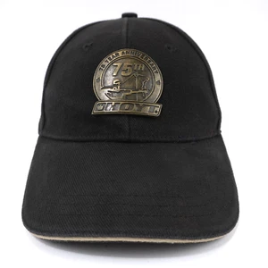 Hoyt Archery Baseball Cap Hat Adult Black 75 Year Anniversary Pin 1931-2006 Adj - Picture 1 of 8