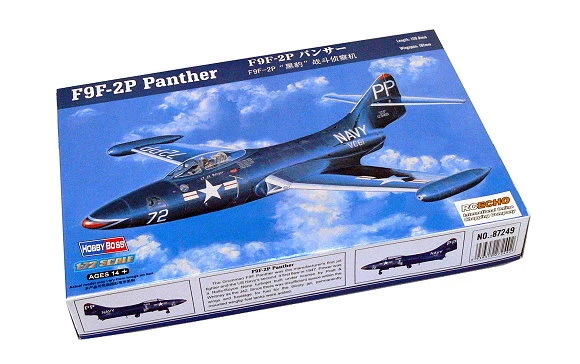 HOBBYBOSS 87249 Aircraft Model 1/72 F-9F-2P Panther Scale Hobby B7249 - Image 1 of 1