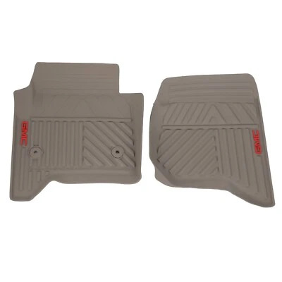 Genuine GM 2014-2019 GMC Sierra 1500 2500 3500 Floor Mats All-Weather 23452762 - Image 1 of 4