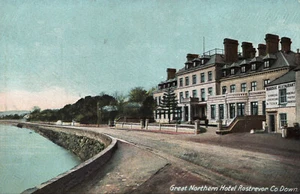 Great Northern Hotel Rostrevor Down Northern Ireland Postcard - Foto 1 di 2