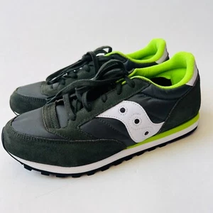 Saucony Boys Jazz sneakers, Green, Size 6M - Picture 1 of 6