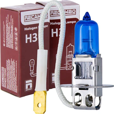 2pcs LIMA H3 Xenon Look 24V Truck 70W Halogen Lamp SUPER WHITE - Image 1 of 4