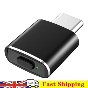 USB C Mouse Jiggler Mover Undetectable 3 Modes with Switch Button (Black T16) - Afbeelding 1 van 8