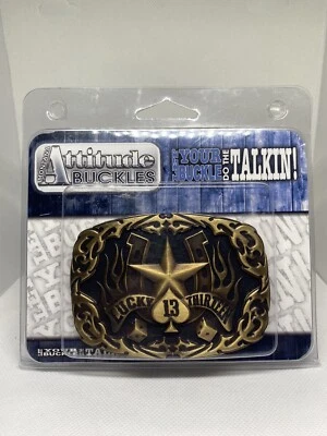 Montana Silversmiths Hebilla de Cinturón Para Hombres Herradura de la Suerte Dorado  Foto 1 de 4