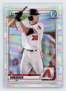 2020 Bowman Draft - Chrome AJ Vukovich #BD-150 Refractor (RC) Diamondbacks - Picture 1 of 2
