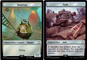 1x MTG - Thopter \\ Junk Token #17/15 - Universe Beyond: FALLOUT  - Picture 1 of 1