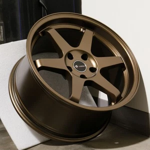 18x9.5 Bronze Wheels Vors TR37 5x115 35 (Set of 4) 73.1 - Picture 1 of 7